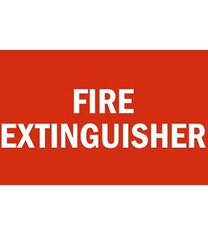 Fire Extinguisher Sign-200x100mm