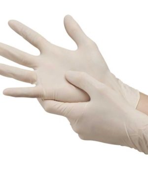 DISPOSABLE LATEX HAND GLOVE-POWDERED TYPE