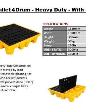 Spill Pallet 4 Drum