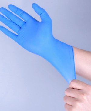DISPOSABLE LATEX HAND GLOVE-POWDERED TYPE