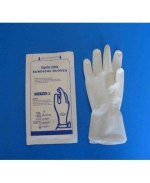 SURGICAL HAND GLOVES—7.5 (CARTON OF 10 PACKS)