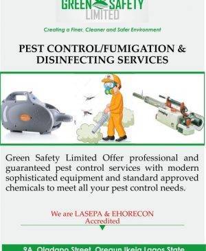 Fumigation service on promo @ 25% discount
